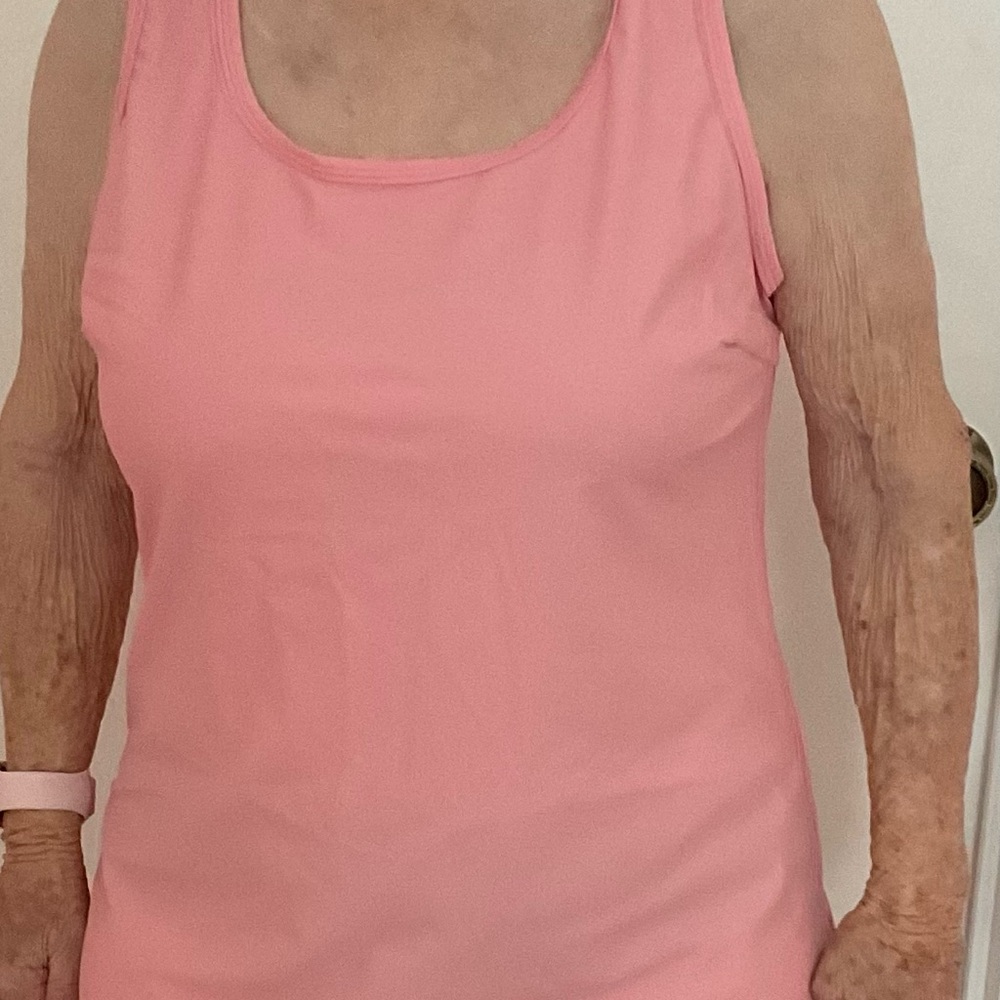 Pink Women's Athletic Tank Top